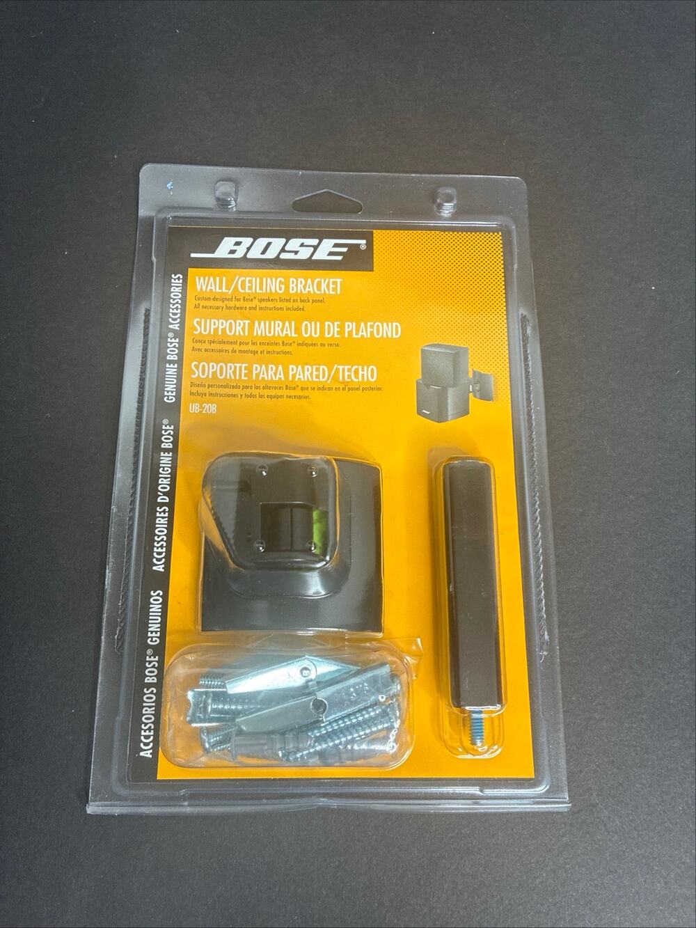 BOSE UB-20B Black Wall Ceiling Speaker Mounting Bracket New Sealed